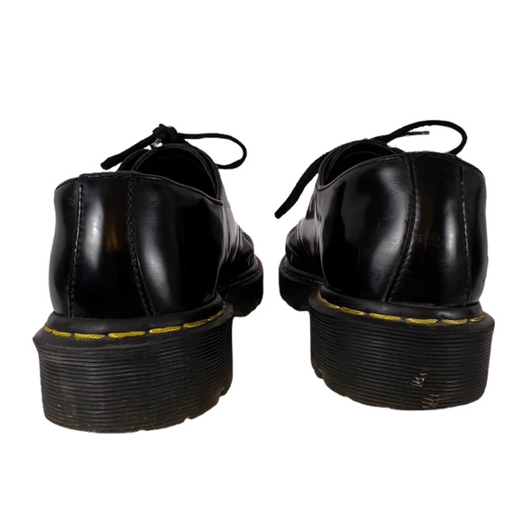 DR MARTENS VINTAGE WOMENS/MENS OXFORDS BLACK SIZE 8 WOMENS MENS 7 - Picture 3 of 6